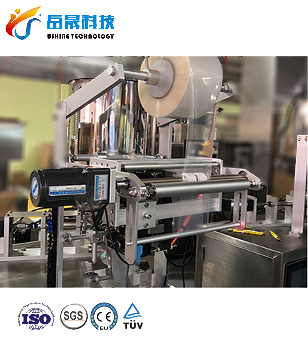 Automatic Plastic Bag Sachet Pouch Filling And Packing Machine