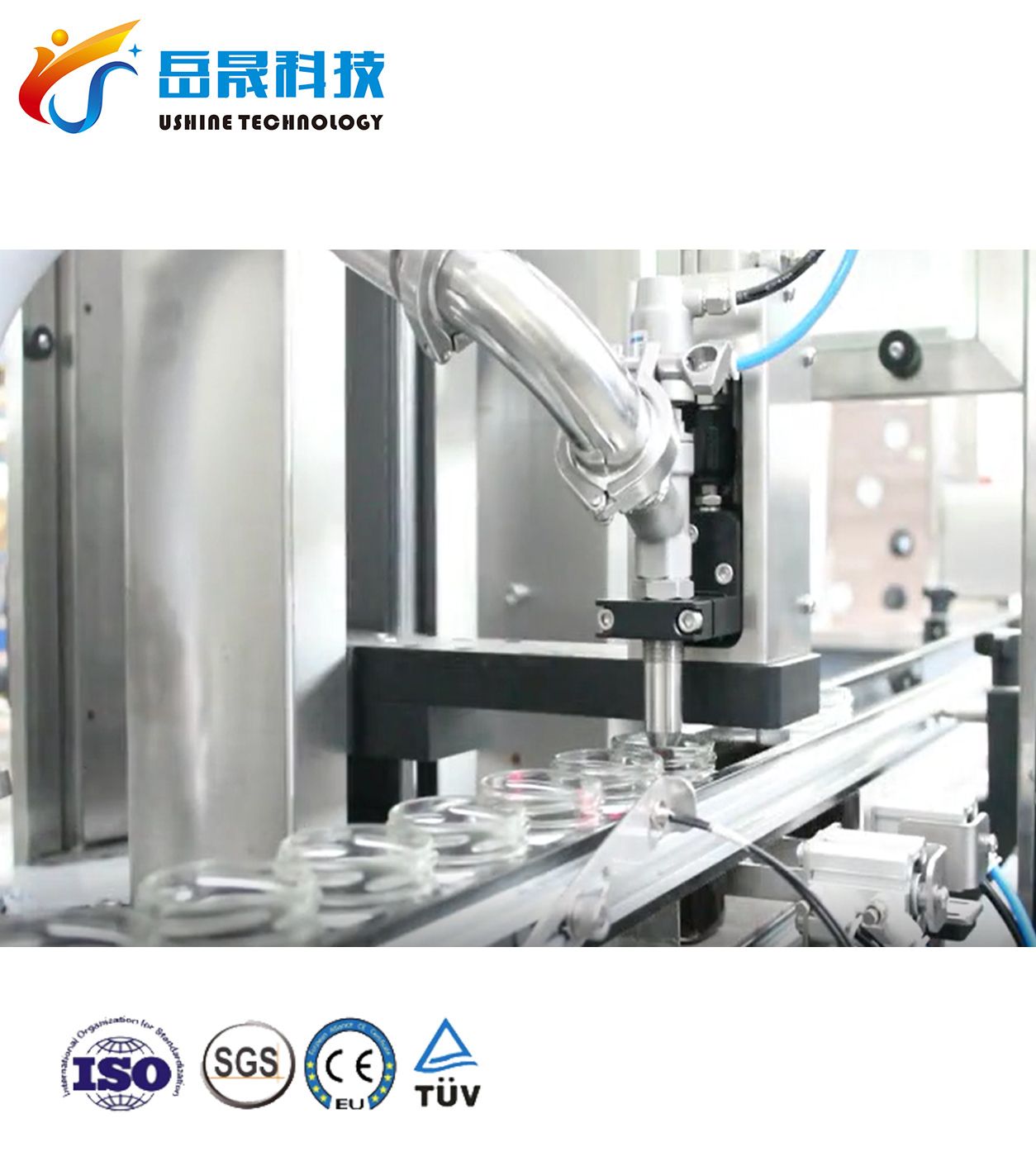 Automatic Ketchup Washing Bottle Filling Capping Machine Complete Production Line